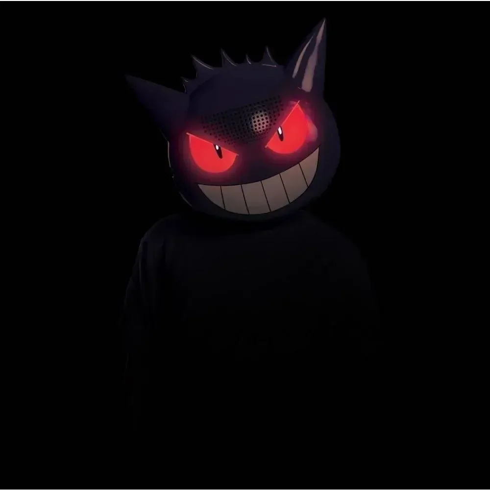 New Pokémon Gengar Light Up Halloween Mask Unisize 8+